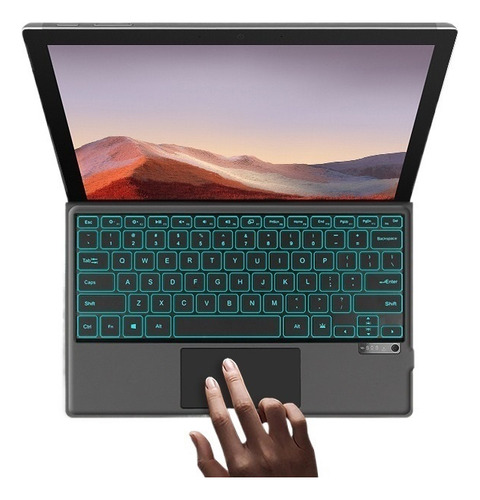 For Surface Pro 34567 Universal Funda Teclado Magnético