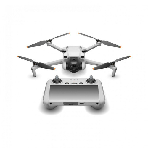 Drone DJI Mini 3 RC Fly More Combo Plus 4K cinza 5.8GHz 2 baterias