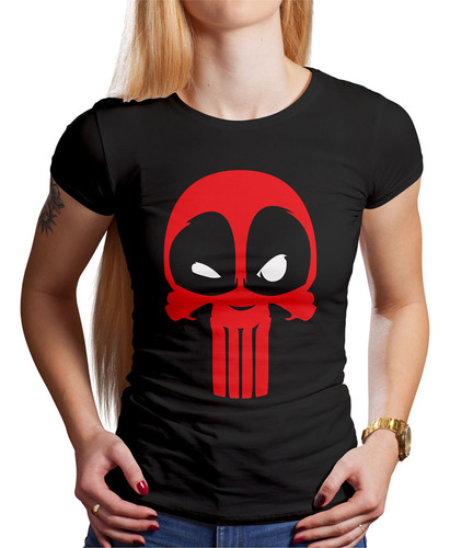 Polo Dama Deadpool Cartoon 2 (d1491 Boleto.store)