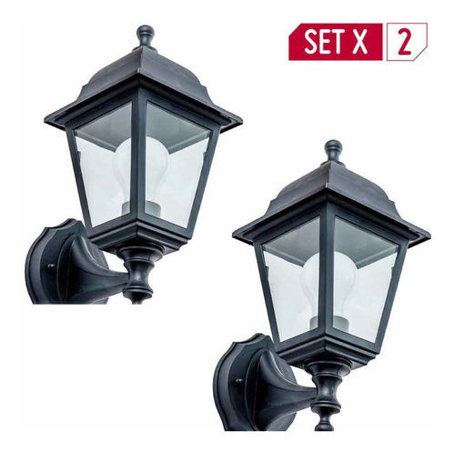 Promoción Set X 4 Lámparas Tipo Farol Exterior Lámpara Exter