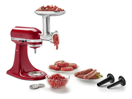 Accesorio Molinillo De Alimentos Kitchenaid Ksmmga Metálico