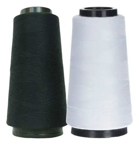 Kit 2 Linhas Reta 1371m Bonfio Costura Geral Máquina 1500jds 1 Preta - 1 Branca