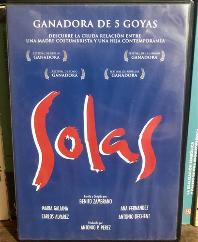 Dvd Cine Mexicano. Solas. 2003. Nacional.