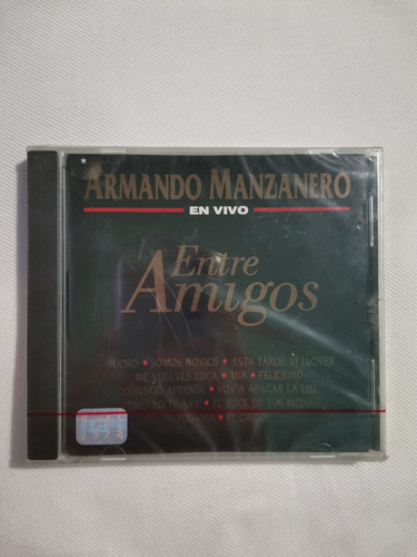 Armando Manzanero En Vivo Entre Amigos Cd Nuevo Y Sellado