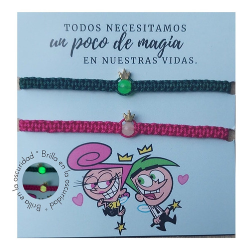 Pulsera Pareja Padrinos Magicos Luminosa