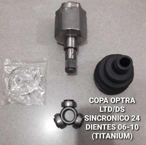 Copa Caja Optra Ltd/ds Sincronico 24 Dientes 04-10 Titanium