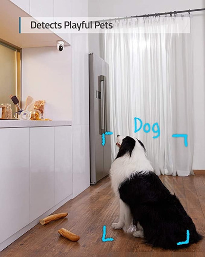 Imagen 2 de 4 de Eufy Security - Cámara Pan & Tilt De Interiores De 2k.