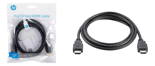 Cable Hdmi Marca Hp Alta Velocidad 4k Uhd 2160p De 1,5 Mts.