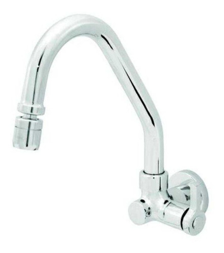 Torneira Cozinha Parede Móvel Bico Articulável Cromada C-55