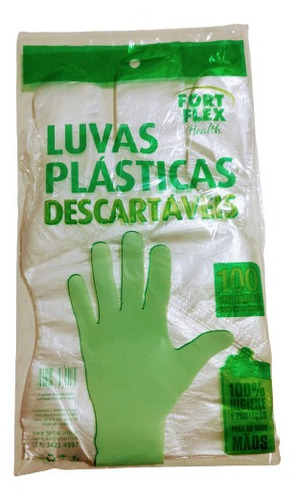 Luva Descartavel Plastica Procedimento E Estética Full