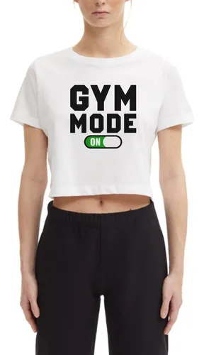Playera Gym Mujer Tipo Crop Top Dise o2 Blusa Moda Dama Cuotas