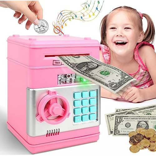 Cash Coin Can Atm Bank,toys For Ages 8-13, Gifts For Bo...