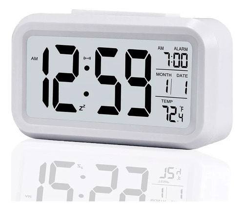 Reloj Despertador Pantalla Led Fecha Temperatura Alarma