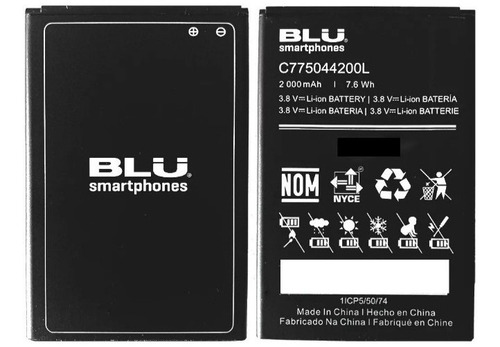  Pila Blu Studio X10 S970eq C775044200l Bateria 