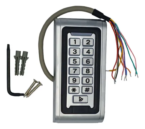 comprar Teclado Metalico Control Acceso Rfid Em Id Card 125 Khz \u002F484