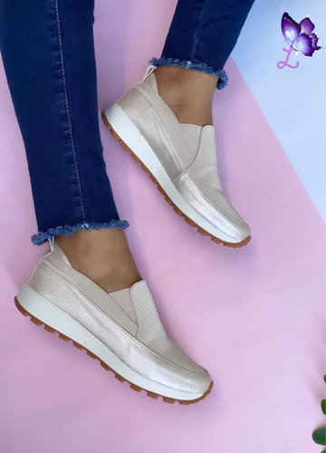 Mocasín Para Dama Calzado Casual Zapato Bajito Dama