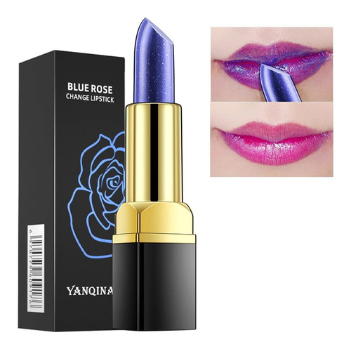 Paminify Lpiz Labial Azul Brillante, Labiales Magicos Que Ca