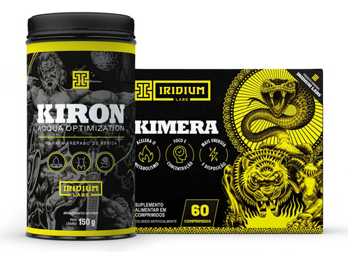 Kit Termogênico Kimera Thermo + Kiron Acqua Optmization Sabor Natural