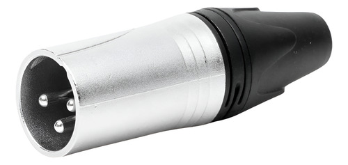 Conector Xlr Macho 3 Pines, Tipo Canon, Microfono