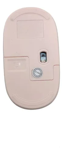 Mouse Óptico Inalámbrico Celeste Rosa Pastel Usb Rosa
