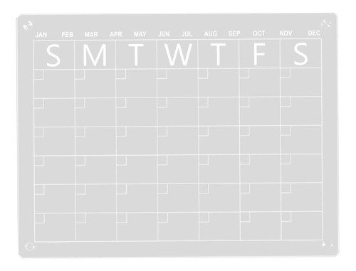 Calendario Magnético Para Nevera, Tablero De Notas Con Rotul