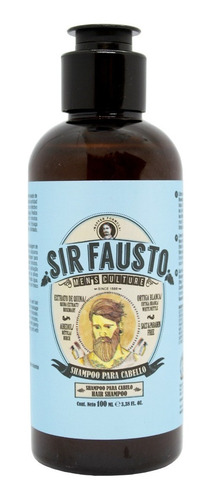 Sir Fausto Men's Kit Shampoo Para Barba + Cabello Travel