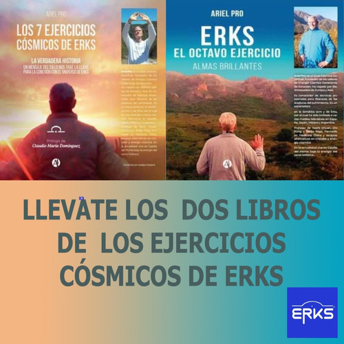 2 Libros Sobre Los Ejercicios Cósmicos De Erks Canalizados