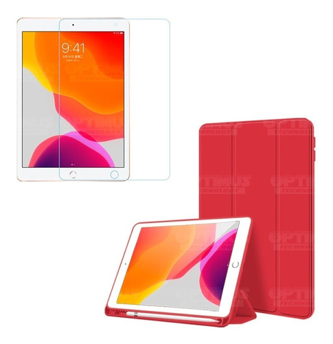 Vidrio Templado Y Estuche Lapiz Para Tab iPad 10.2  9na Gen