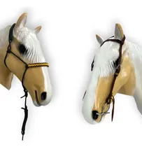 Comprar Kit Cabresto Com Regulagem + Cabeçada Pra Cavalos Tipo 7 Nós
