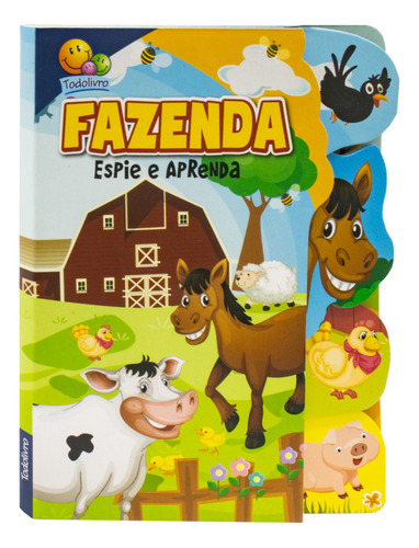 Livro Espie E Aprenda: Fazenda Todolivro Crianças Filhos