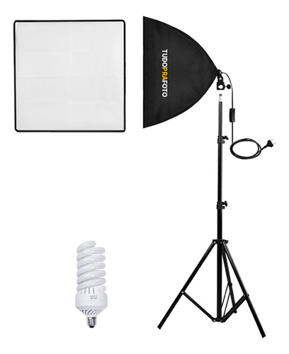 Estúdio Iluminação Com Softbox, Ring Light E Controle - 110v
