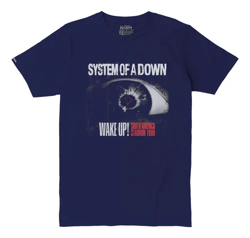 Camiseta Hombre Tc23 System Of A Down Wake Up Tour Ojo Bto