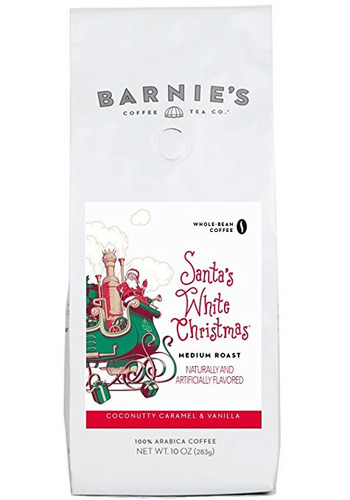 Barnie Coffee, De Santa Navidad Blanca En Grano De Café, De 