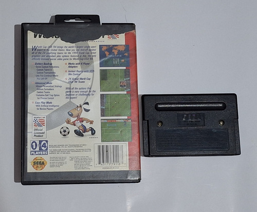 Juego Original Sega Genesis World Cup Usa 94 Sega Genesis (Usado)