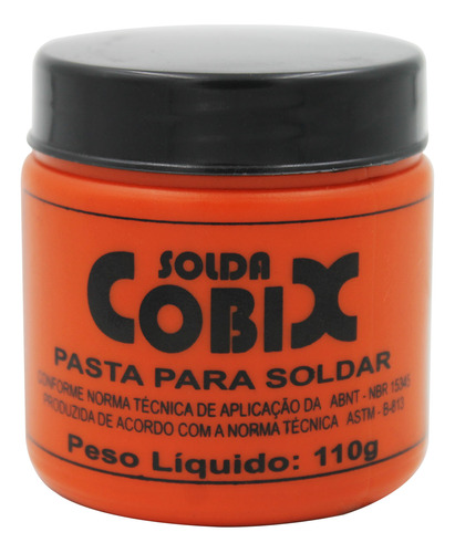 Pasta Cobix Solda 110g Decapagem Fluxo Mistura Pastosa