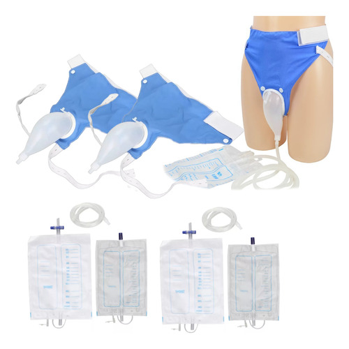 2pkbolsa Para Orinar Reutilizable 2000ml Para Hombre Y Mujer