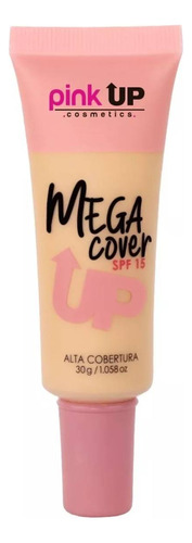 Base de maquillaje líquida Pink Up Mega Cover Mega Cover tono deep beige