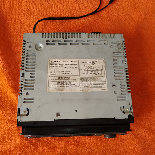 Autoestereo Sony Xplod Cdx-gt550 (Usado)