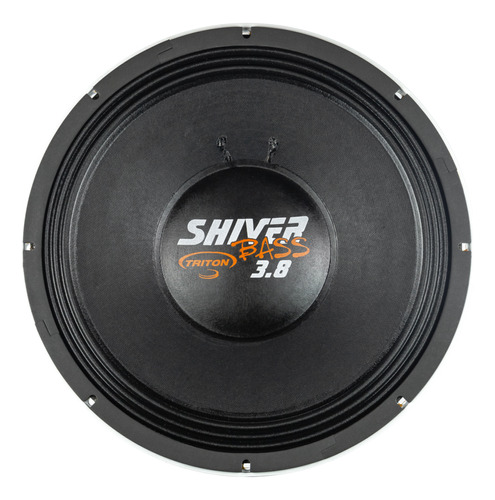 Alto Falante Woofer Triton 3.8 Shiver Bass 15 1900wrms 4 Ohms Cor Branco