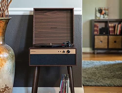 Crosley Jasper - Tornamesa Bluetooth, Nogal.