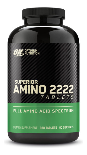 Optimum Nutrition Superior Amino  Tabletas, Aminoácidos Es.