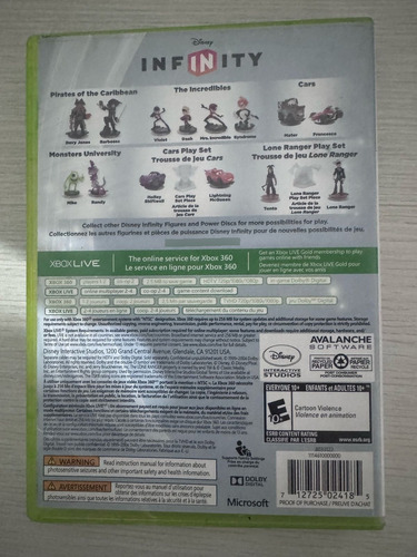 Jogo Diney Infinity 1.0 Xbox 360 - Mídia Física (Usado)
