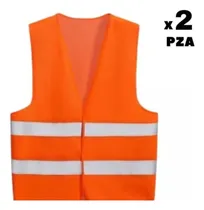 Comprar Chaleco De Seguridad Vial Reflectivo Naranja (2 Chalecos)