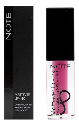 Note Mattever Lip-ink Maquillaje Labial Mate Cremoso Vegano