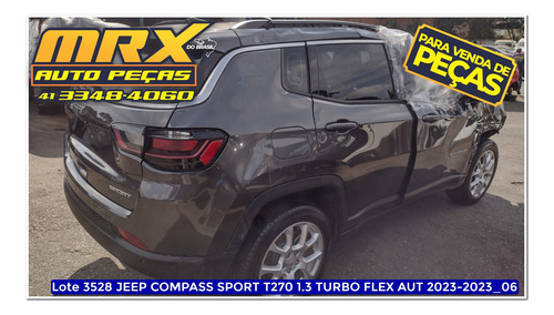 Sucata Jeep Compass Sport T270 1.3 Turbo Flex Aut 2023