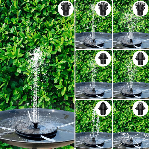 Fuente Solar, Bomba Flotante De Fuente De Agua Alimentada Po