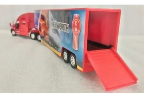 Tractomula Roja Kenworth T700, 32cms De Largo, Metalica