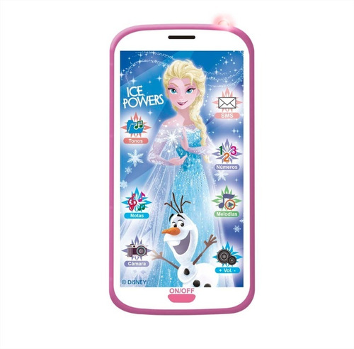 Celular Juguete Disney Frozen Sonido Luces Original Ditoys