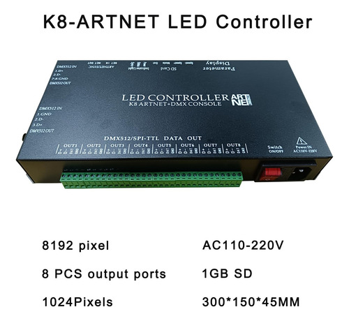 Controlador De Led Addressable, Ws2811 Ws2812 Rgb Pixel