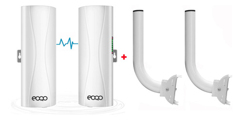 Eoqo Puente Wifi Inalambrico Cpe1100 Soporte 2 Unidad